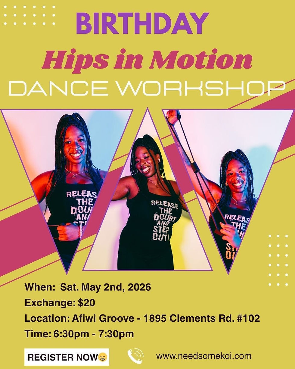 Hips in Motion Movement Workshop - Birthday Edition