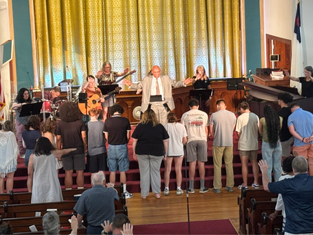 "Church family, I encourage you to remember amidst everything happening around us, we are on the winning side . . ."