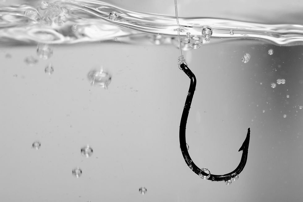 Fishing Hook Underwater
