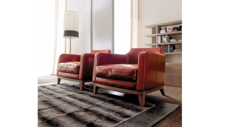 Crvena fotelja klasičnog luksuznog stila - Ulivi Salotti