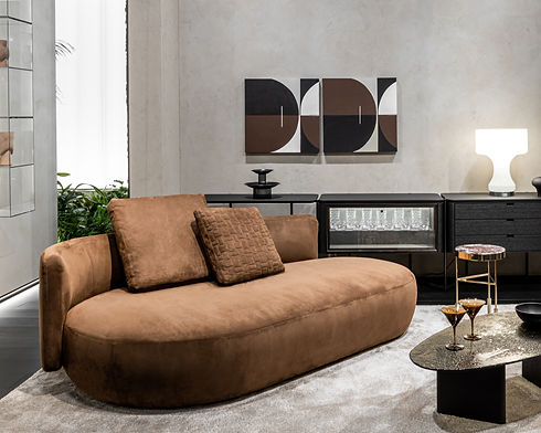 Braon dvosed u modernom dekoru - Rose - MisuraEmme