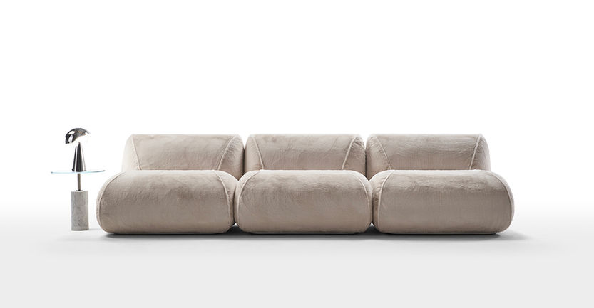 Udobna bež sofa koju možete kombinovati po želji - Rosini
