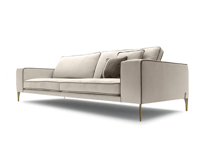 Dvosed u bež boji sa zlatnim detaljima - Ulivi Salotti