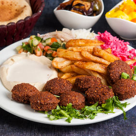 פלאפל בצלחת