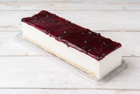 עוגת פס גבינה קרה אוכמניות