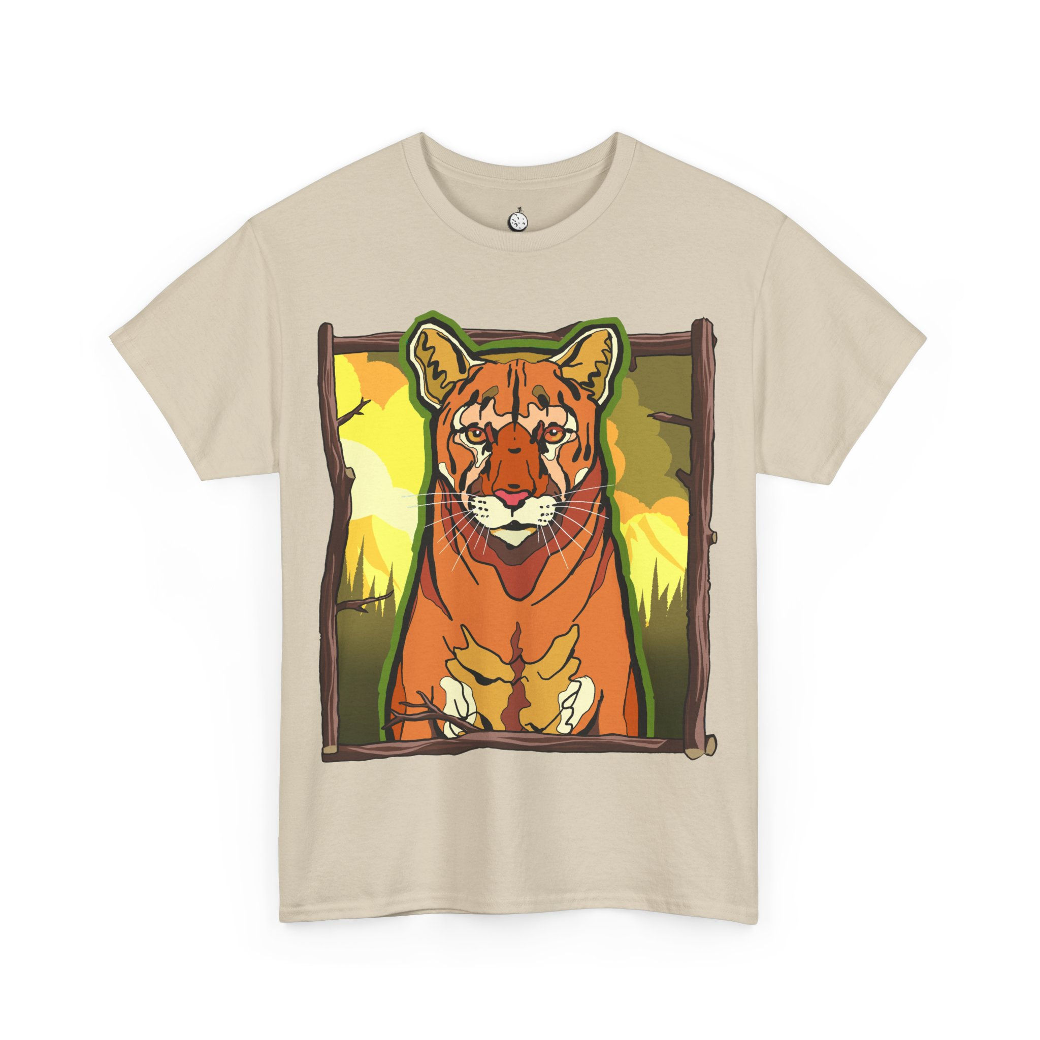Mountain Lion Unisex Heavy Cotton Tee
