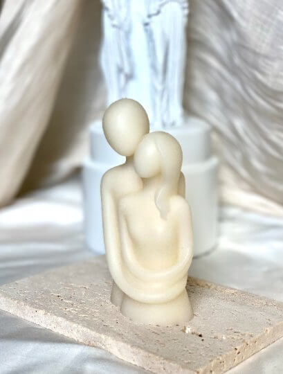 Thumbnail: Cuddling Couple Handmade Scented Candle