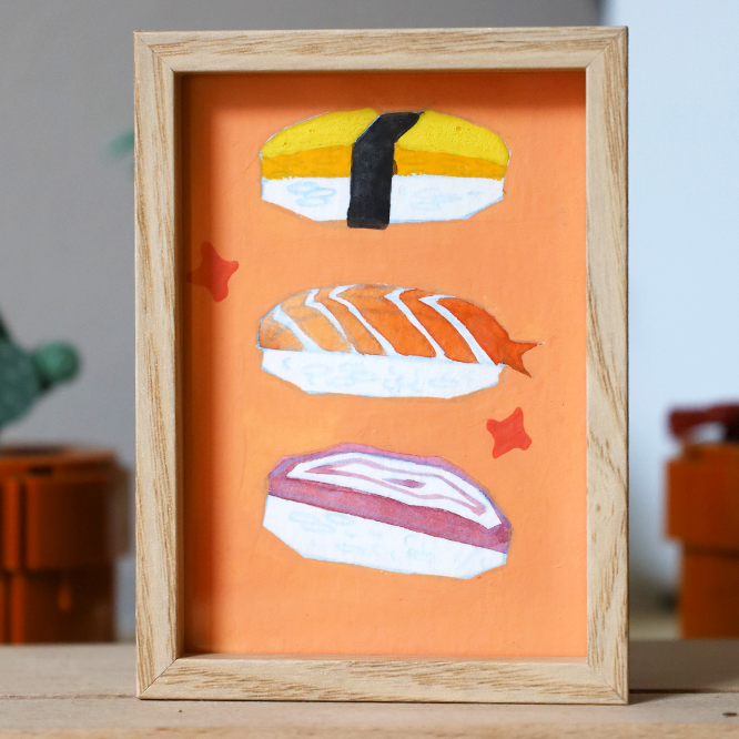 SUSHIx3 MINI PAINTING