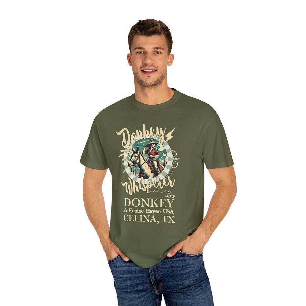 Thumbnail: Donkey Whisperer Premium Comfort Colors Garment-Dyed T-shirt