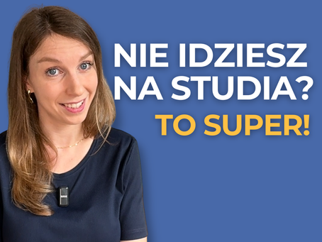 Młoda osoba po maturze zastanawiająca się nad wyborem ścieżki kariery zamiast studiów