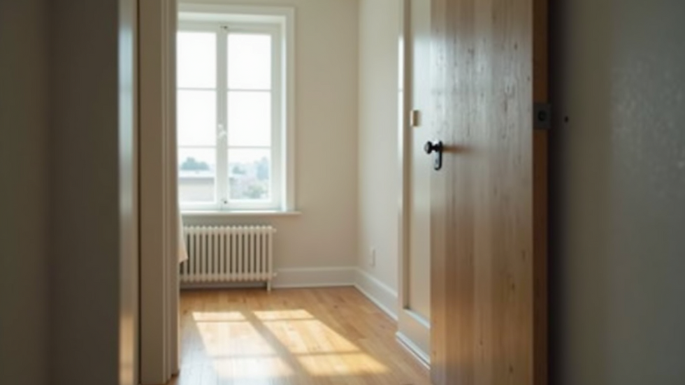 Eye-level view of a rental property during an inspection