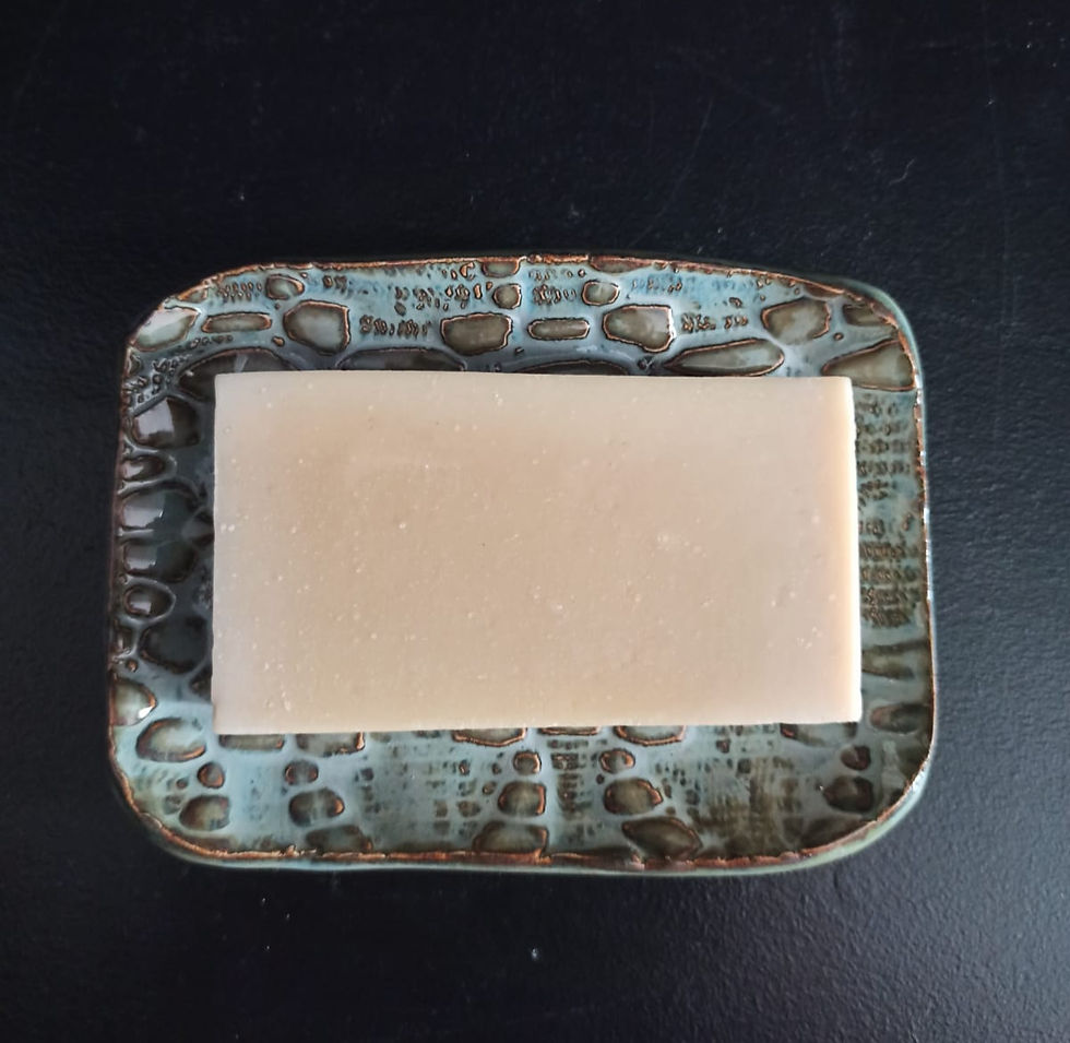 Miniature : Porte-savon vert et bronze