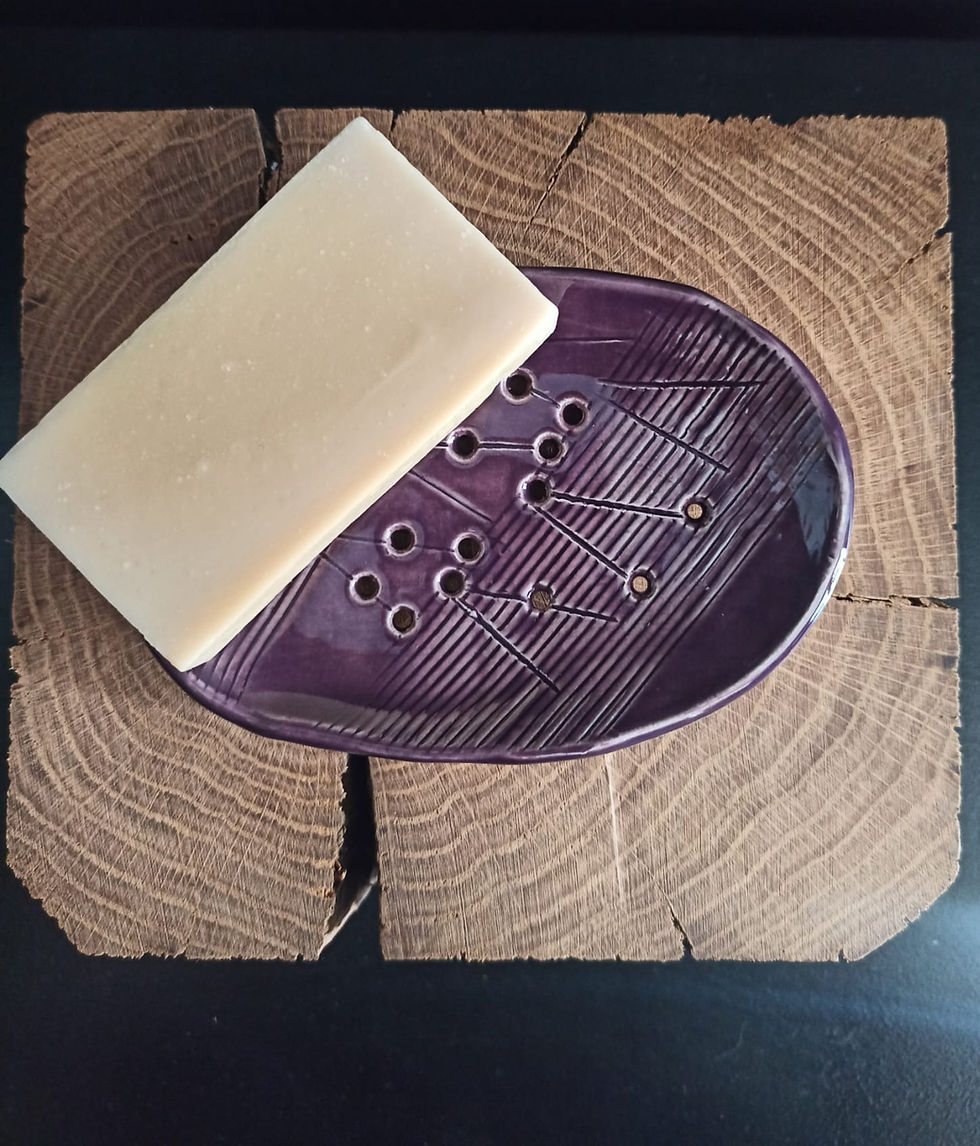Miniature : Porte-savon violet