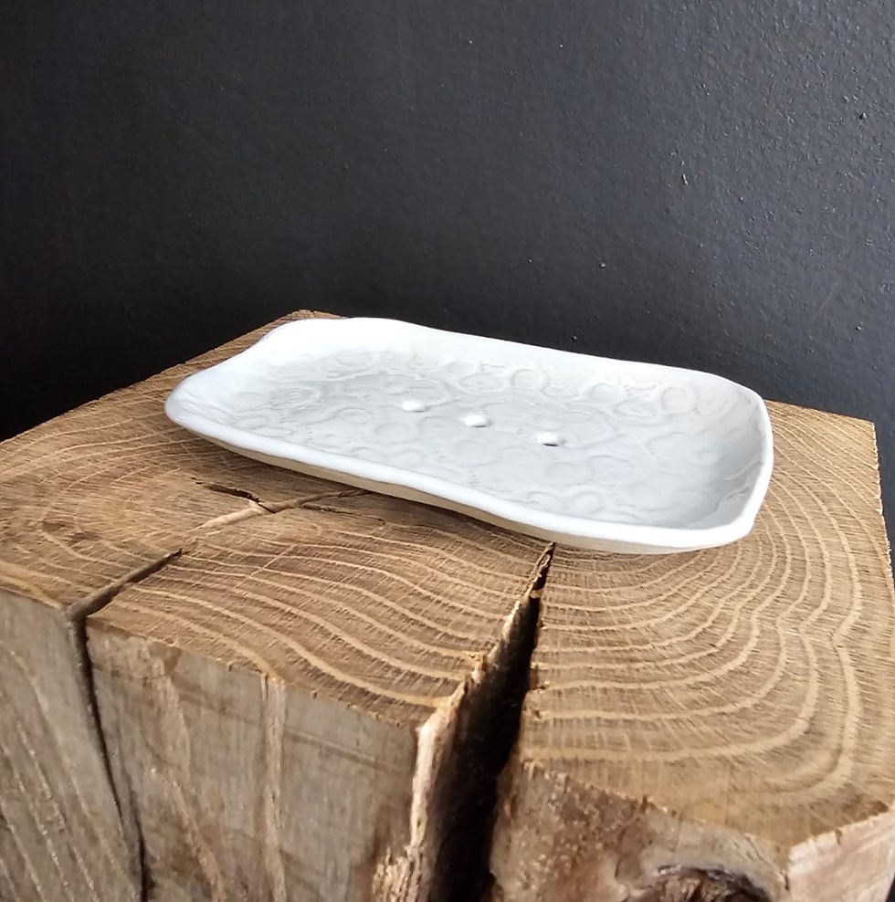 Miniature : Porte-savon blanc