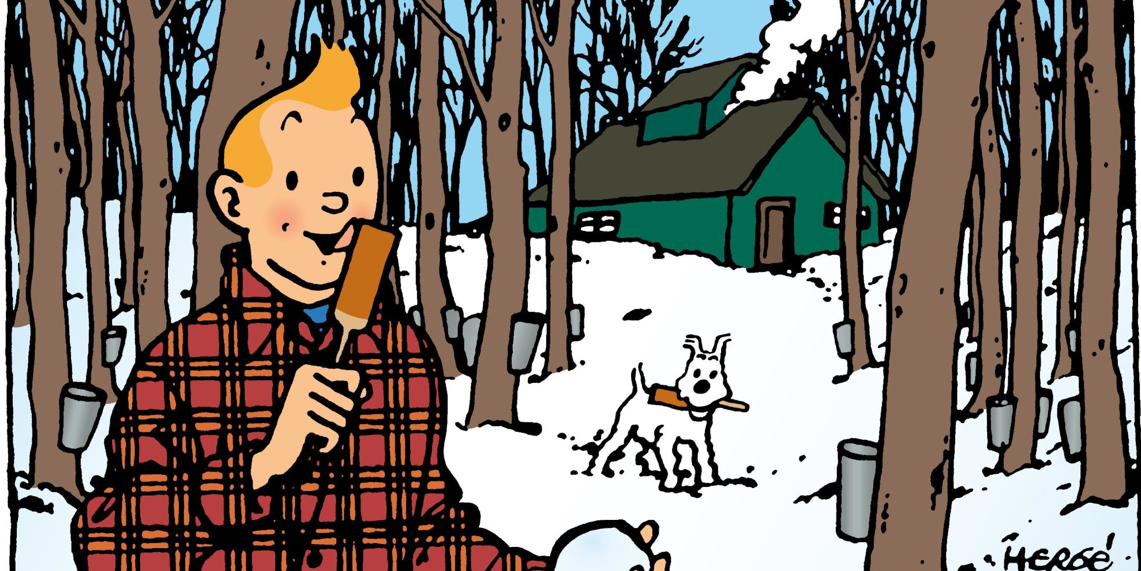 Au Québec avec Tintin