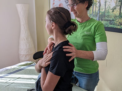 Wirbelsäulenrotation testen