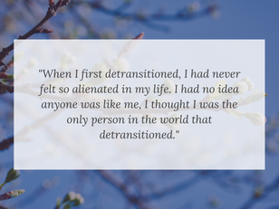Woman Detransitions after Years: “I wish everyone could love their bodies just the way they are."