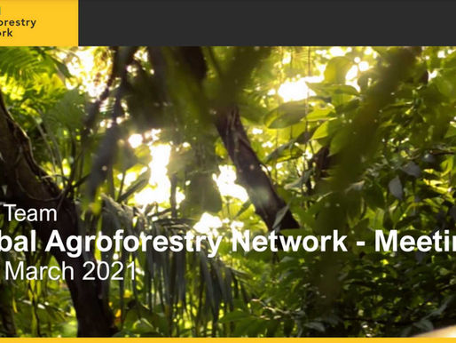 MARCH 2021 - SAT Lab is hosting the year's first Global Agroforestry Network (GAN) meeting