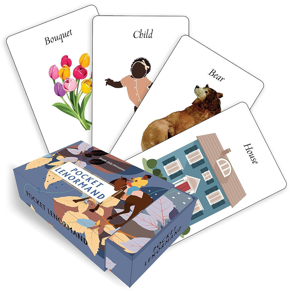 Thumbnail: Pocket Lenormand: Simple Daily Divination (40 Full-Color Cards)