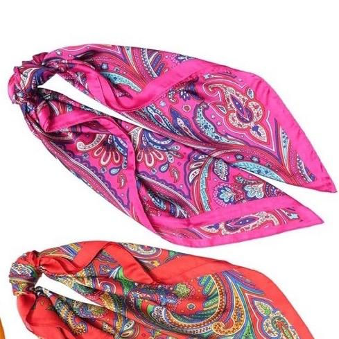 Thumbnail: Bright Boho - Headscarf for Veiling - Elegant Design with Intricate Patterns and