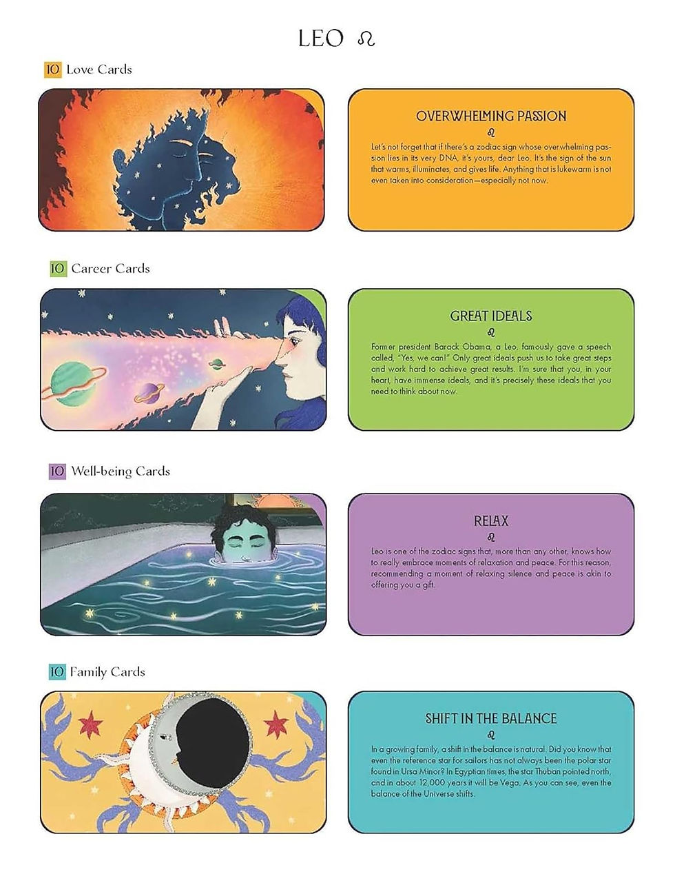 Thumbnail: Leo Pocket Zodiac Cards: 40 Magical Messages from the Stars