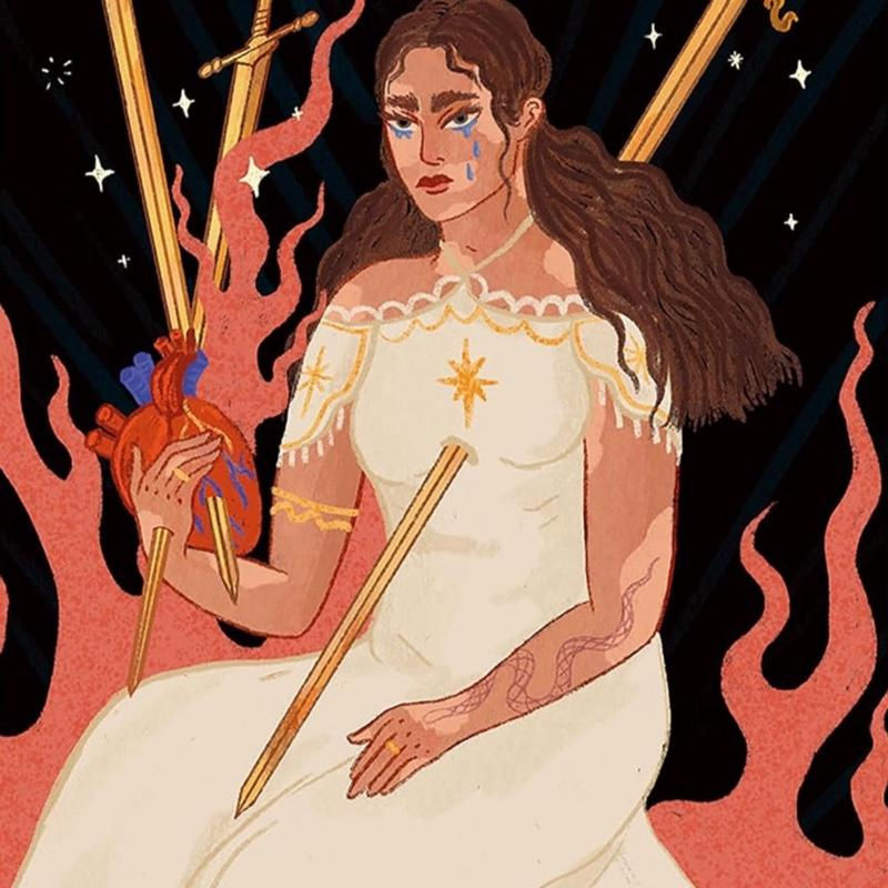 Thumbnail: Zodiac Tarot in a Tin - 78-Card Deck & Booklet with Major Arcana & Minor Arcana