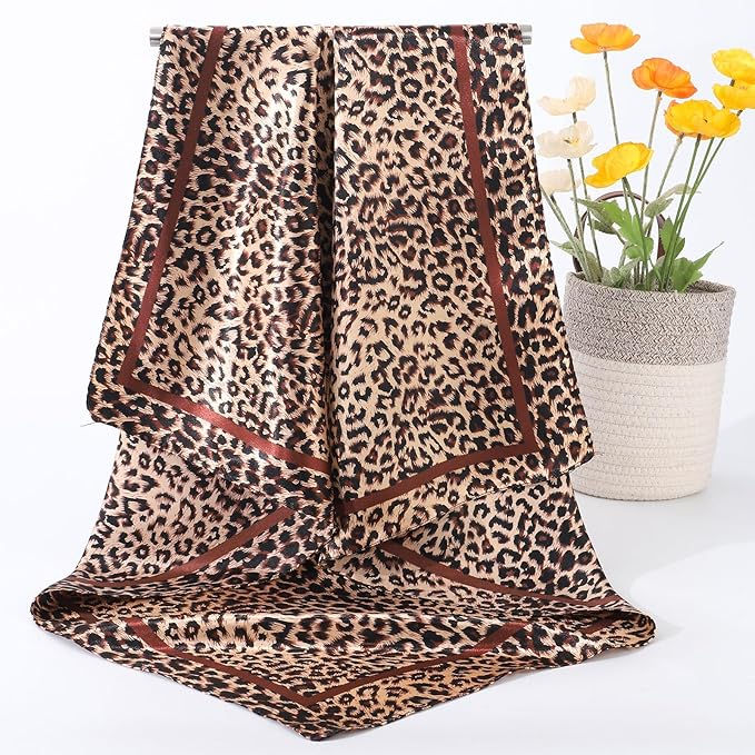 Thumbnail: Animal Print - Headscarf for Veiling - Elegant Design with Intricate Patterns