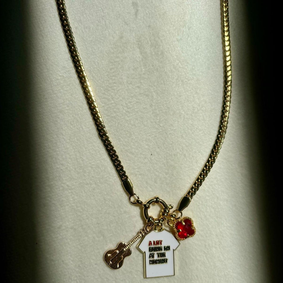 Thumbnail: A lot Going on - 3 charm necklace