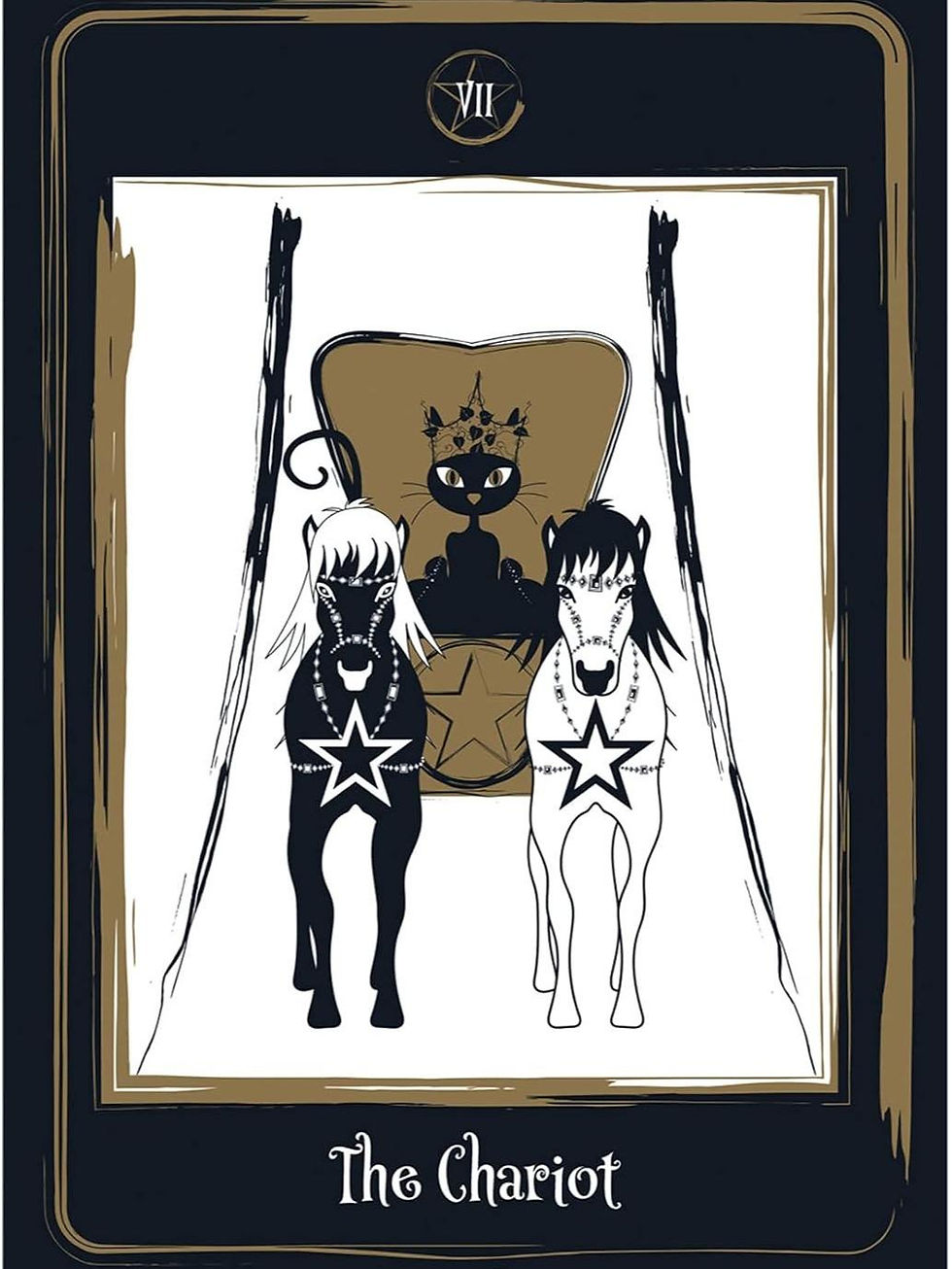 Thumbnail: Golden Black Cat Tarot