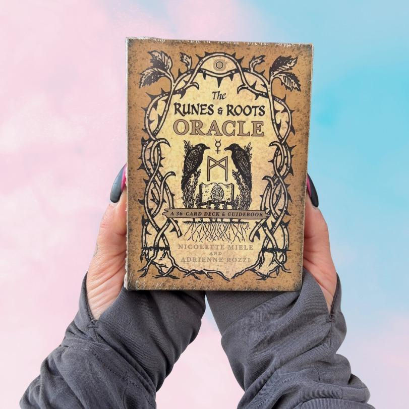The Runes and Roots Oracle 36-Card Deck & Guidebook by Nicolette Miele &