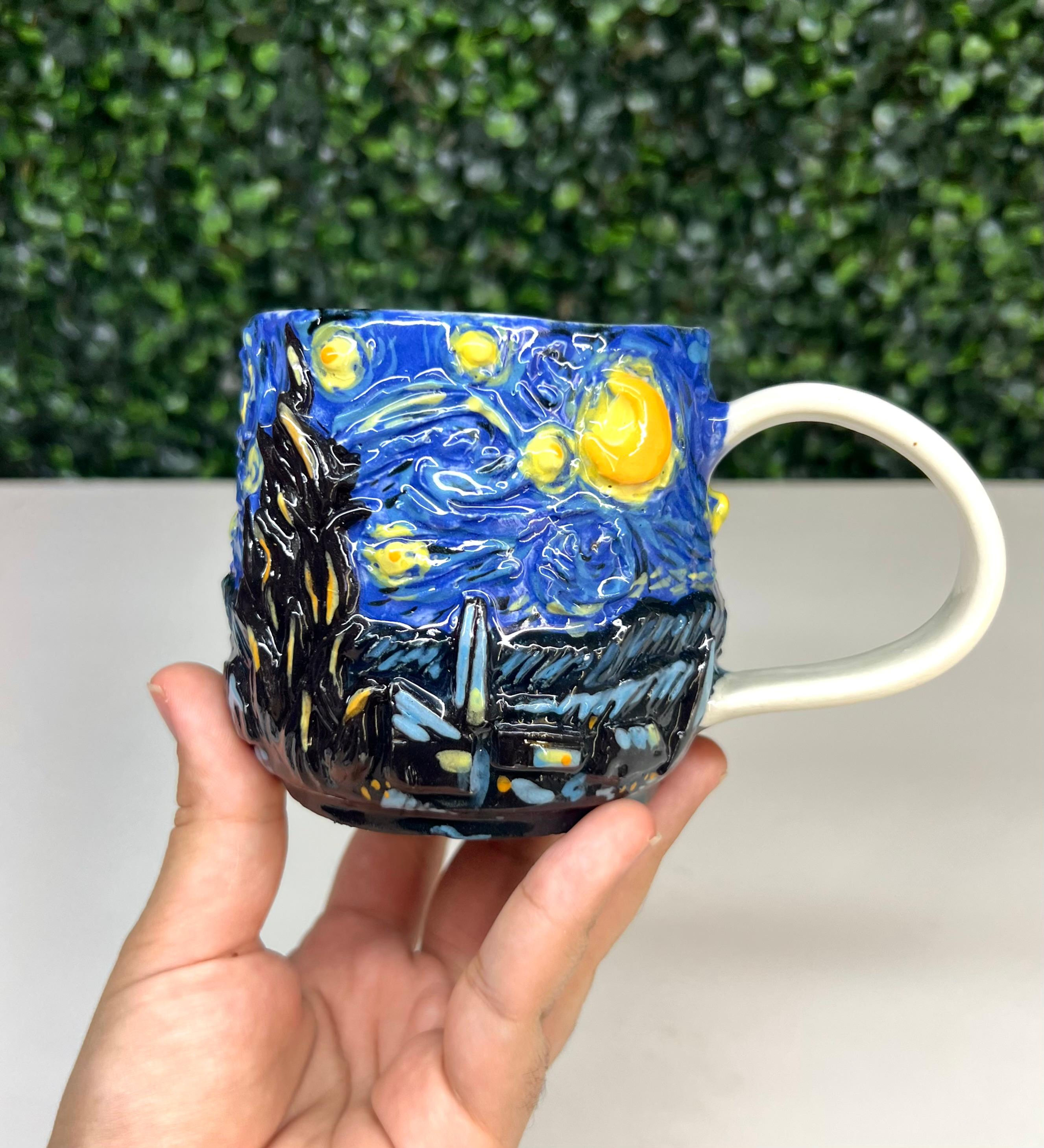 Caneca Noite estrelada 3D