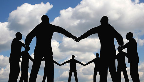 bigstock-People-Circle-Group-On-Cloud-S-