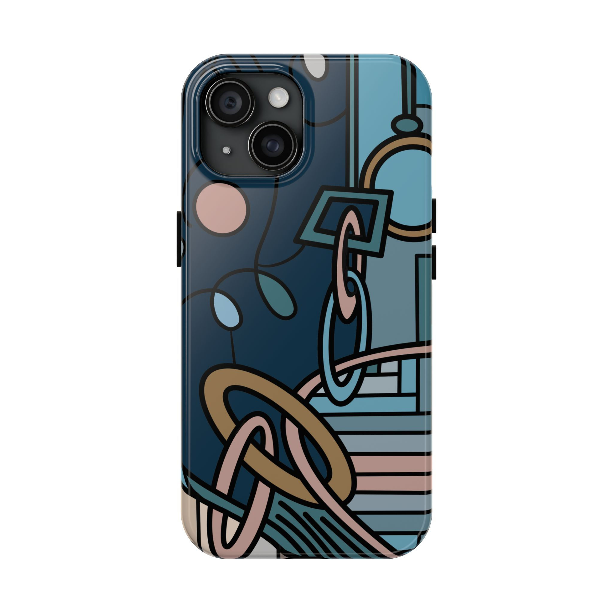 Vibrant Tough Phone Case - Protective Cover, Colorful Functional Art