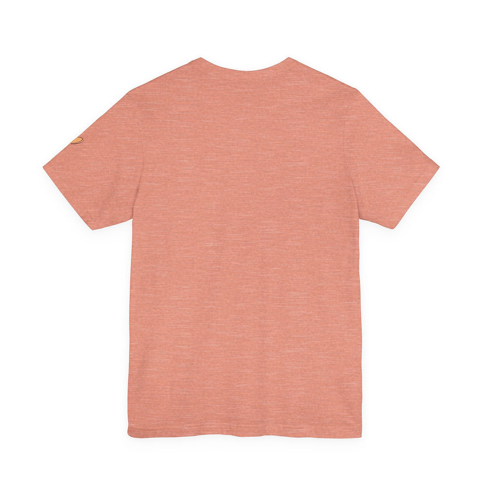 Thumbnail: Soft, Lightweight Heart Teacup Graphic Tee — Whimsical Tea & Hearts Design