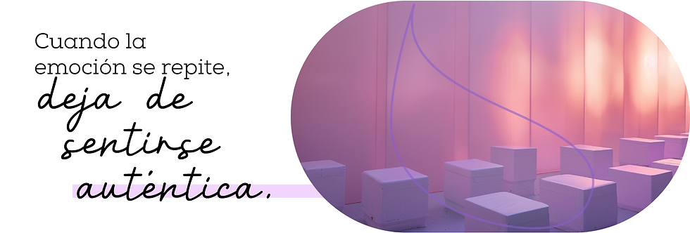 Imagen conceptual que representa la repetición de narrativas emocionales en campañas digitales, mostrando cómo los patrones constantes pueden generar saturación emocional en Navidad