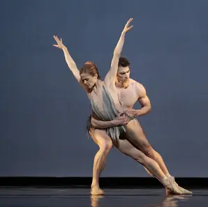 Heather Ogden and Brendan Saye in “Skyward.” Photo by Karolina Kuras