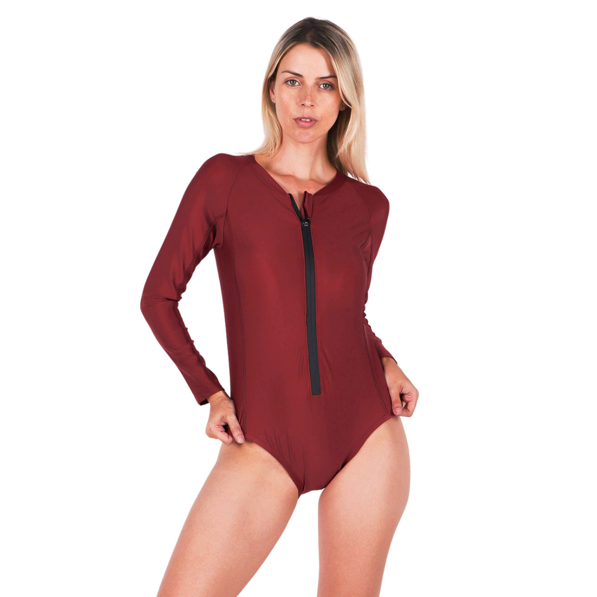 Traje de Baño Completo Vino Mujer Ocean Slave