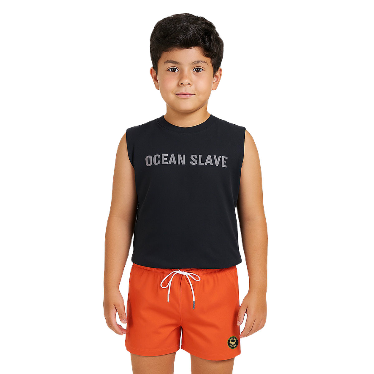 Traje de baño para niño Ocean Slave Naranja Strecth