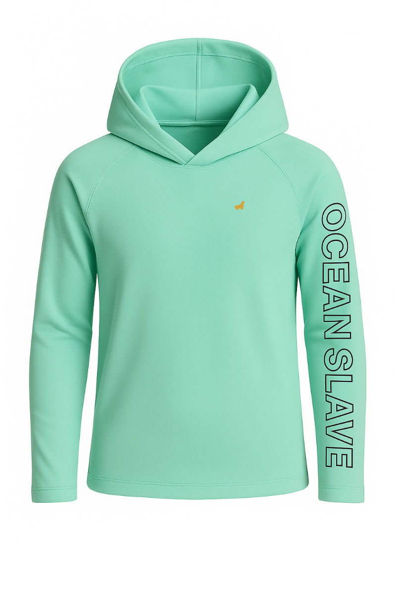 Miniatura: Playera Sailing Fit con gorro para niños Ocean slave con proteccion rayos UV 50+