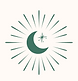 Moon, stars, birth time, birth chart, logo