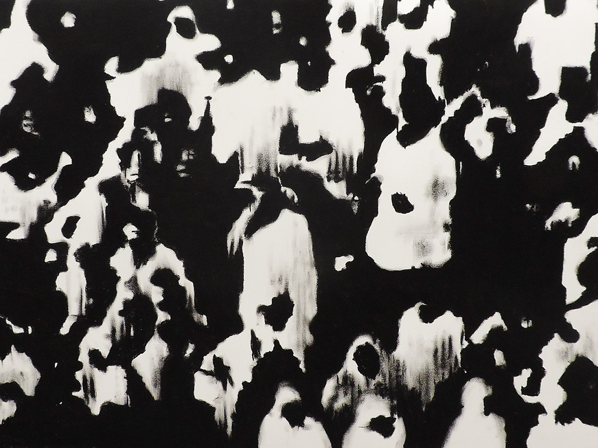 HASHD 6, 2017, Pastel sur papier Arches,