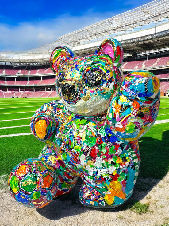 Football Bear Lovable