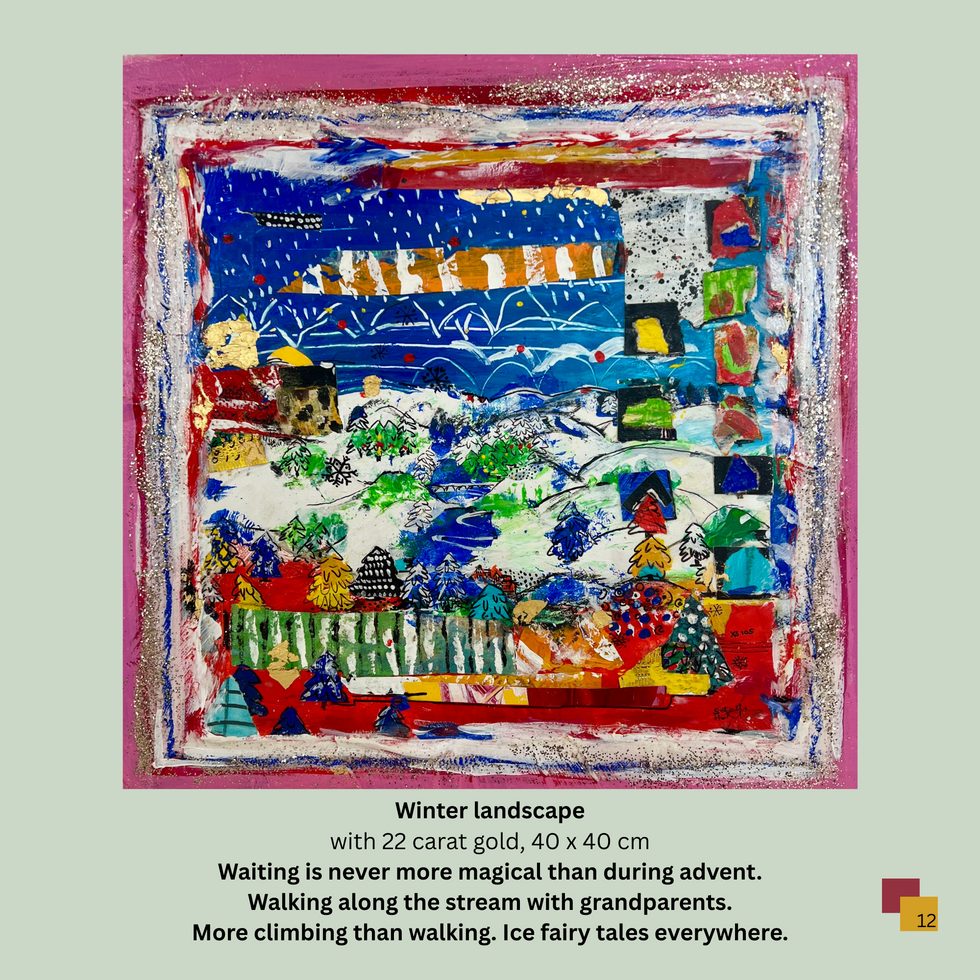 village, church, wintertime