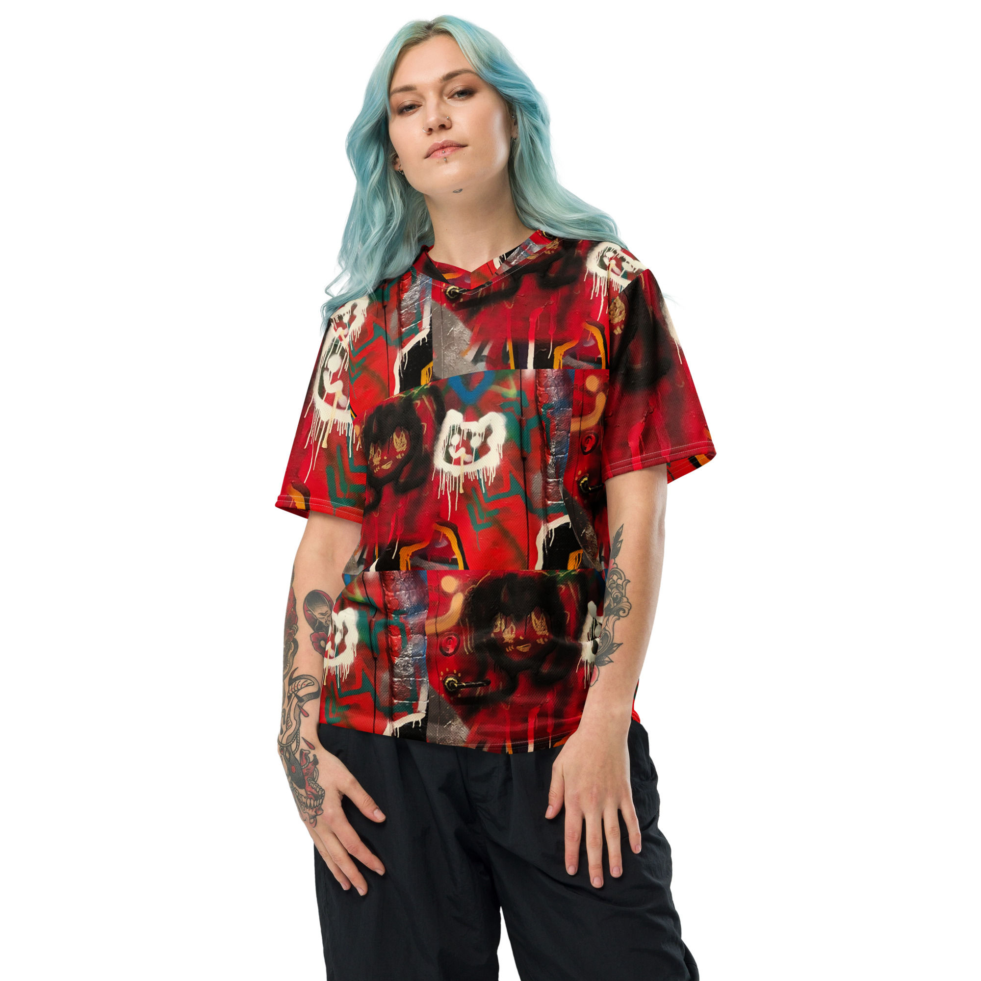 Recycled unisex sports jersey