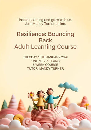 resilience, online course, mandy ture, inspire learning, nottinghamshire,