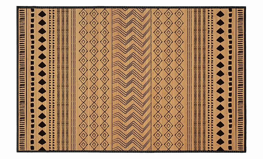 Masala - Bamboo Mat - Natural ethnic pattern