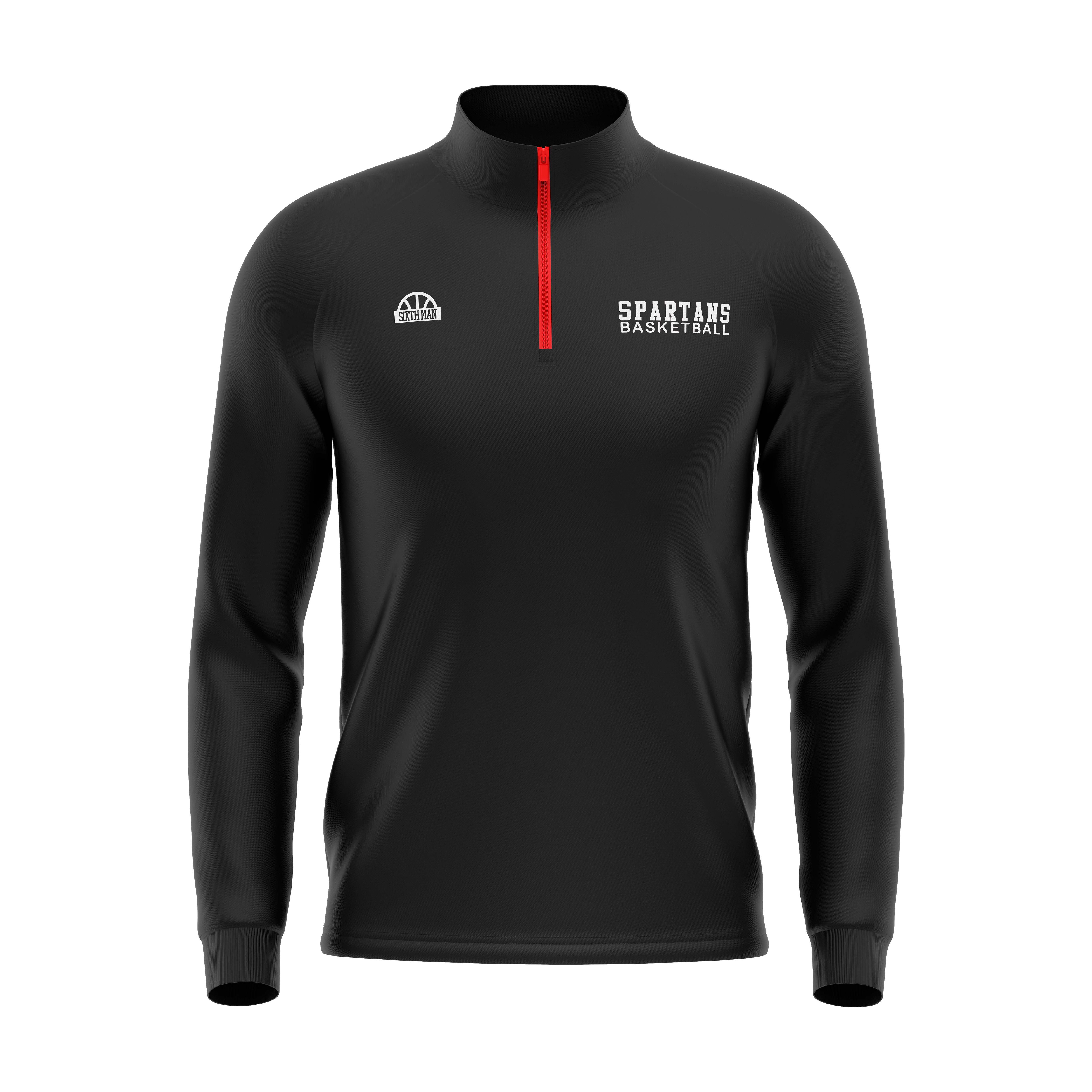 Spartans Quarter Zip Dri-fit (Adults)