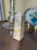 Flower Agate Obelisk