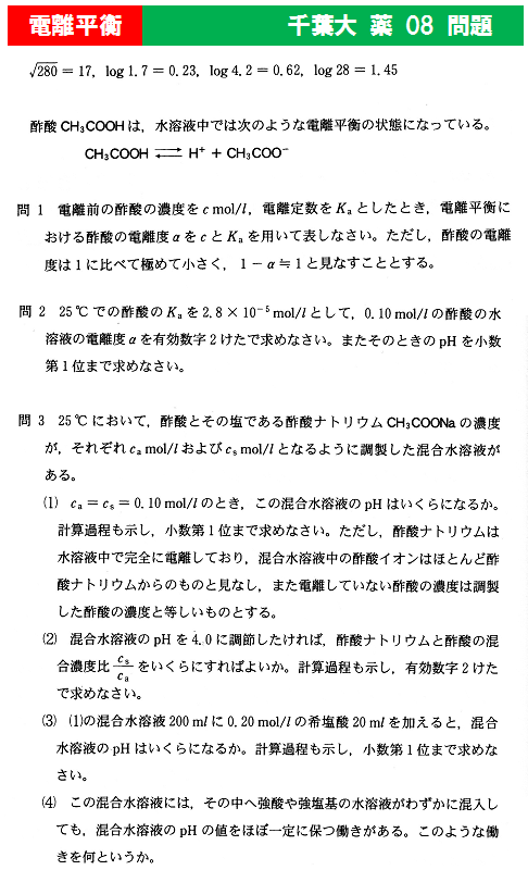 8 電離平衡 千葉 08 問.png