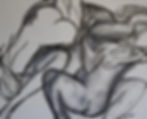 abbraccio bianco e nero